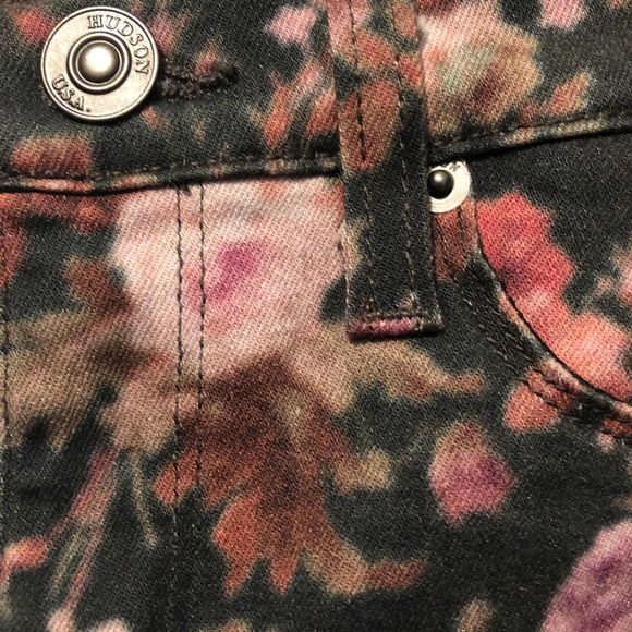 hudson floral print skinny jean size 26 - Picture 5 of 13